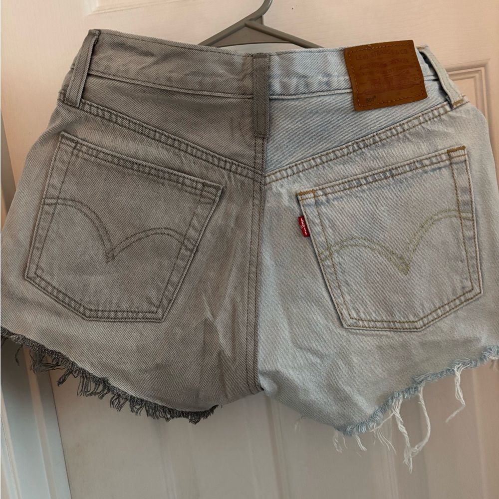 Levi's Women's Gray Denim Shorts